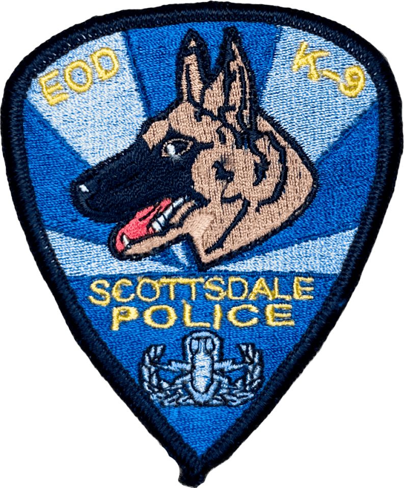 An image of a patch from Scottsdale Police