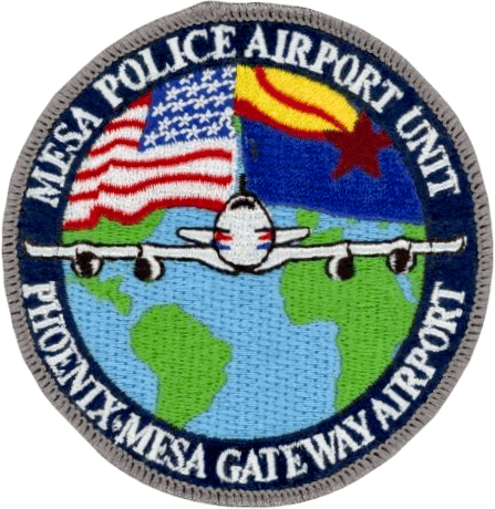 An image of a patch from Mesa Police