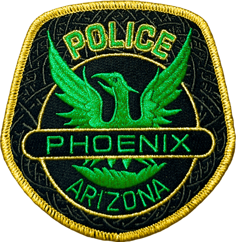 An image of a patch from Phoenix Police