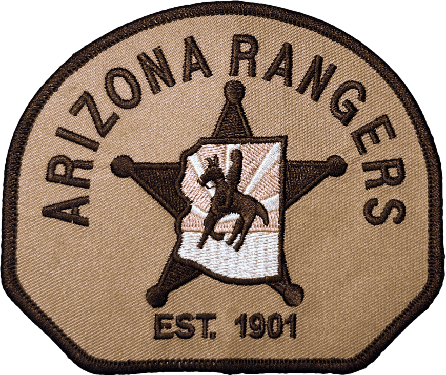 An image of a patch from Arizona Rangers