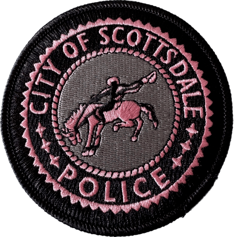 An image of a patch from Scottsdale Police