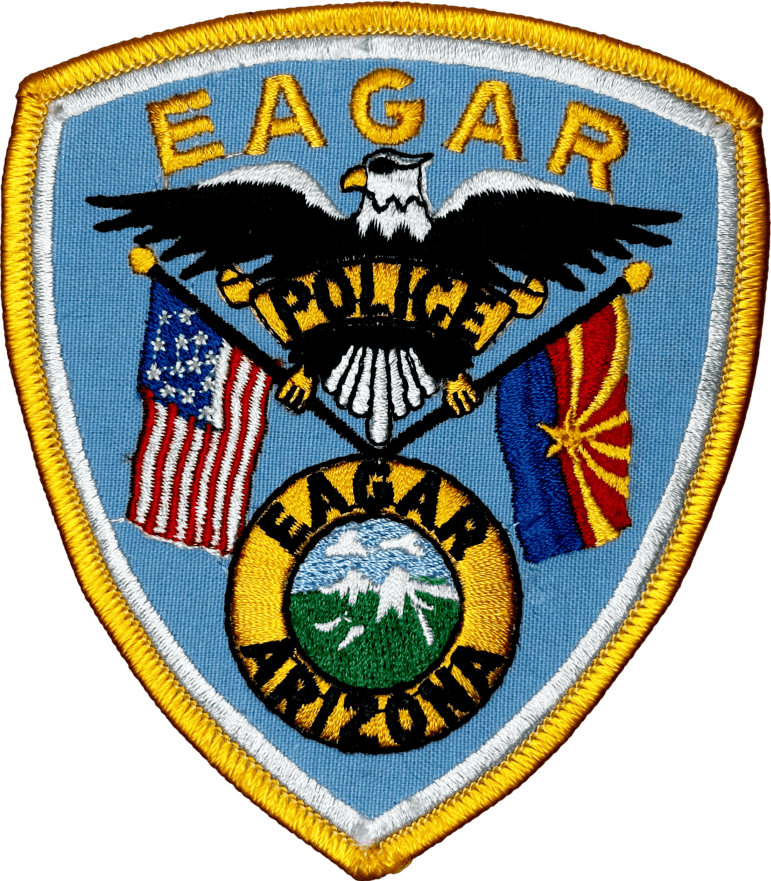 An image of a patch from Eagar Police