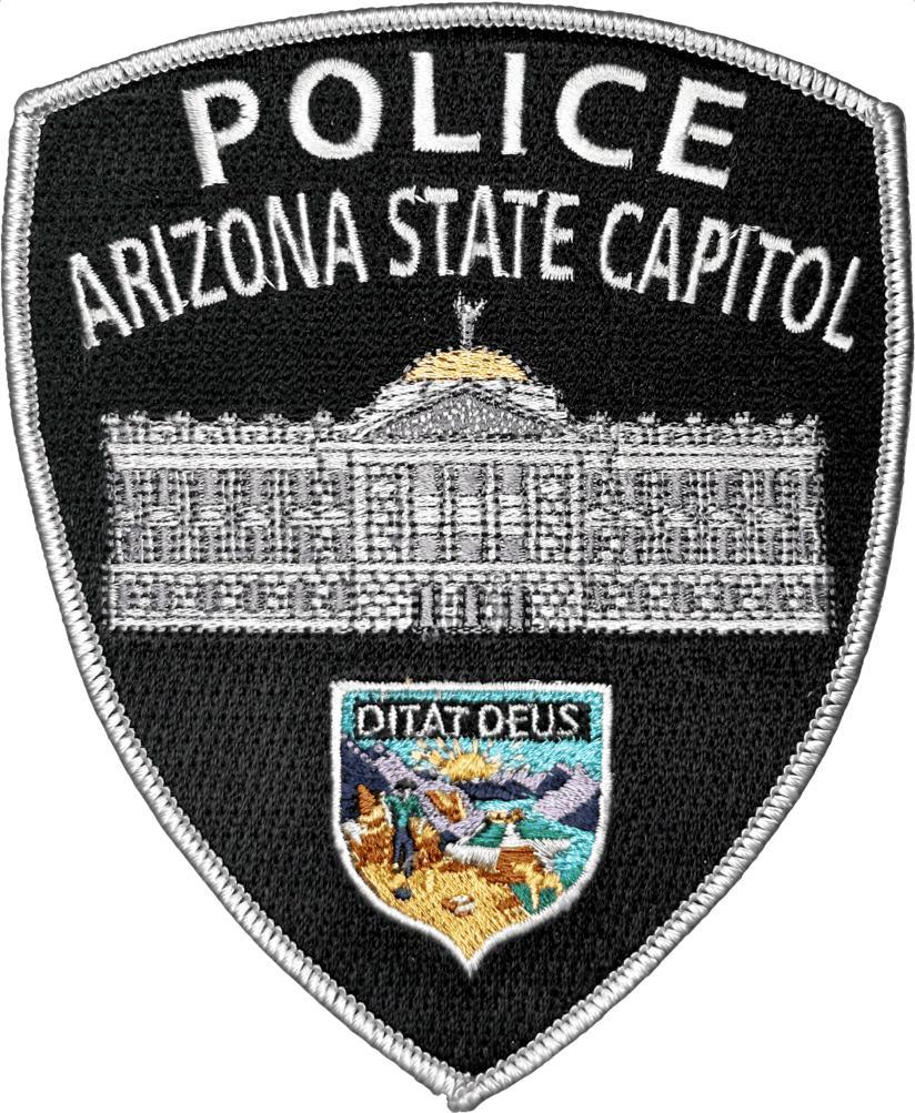 An image of a patch from Arizona State Capitol Police