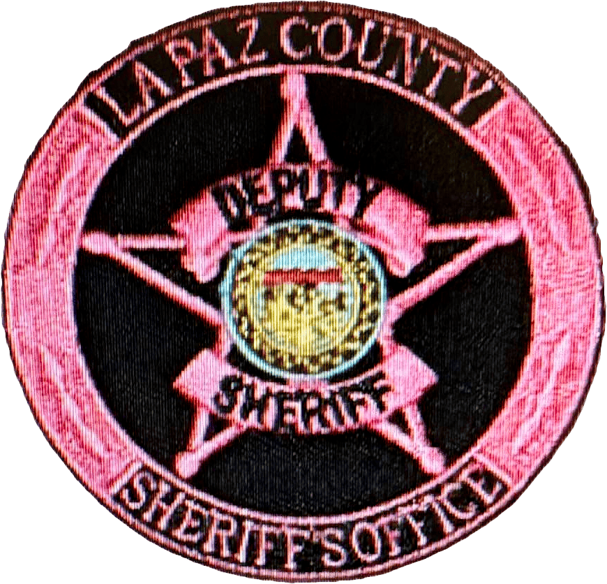 An image of a patch from La Paz County Sheriff