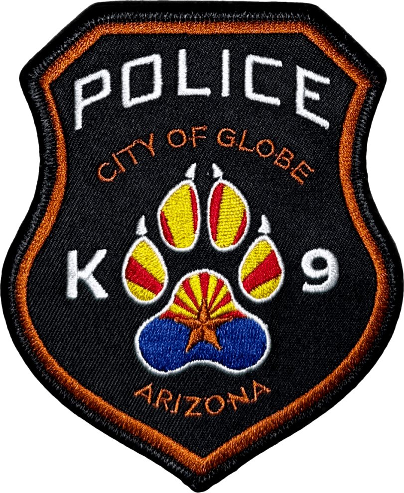 An image of a patch from Globe Police