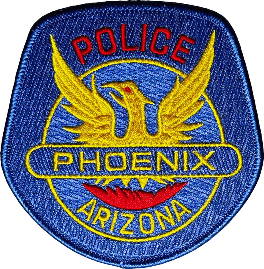 An image of a patch from Phoenix Police