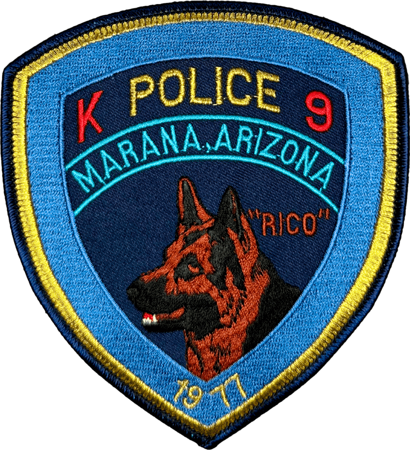 An image of a patch from Marana Police