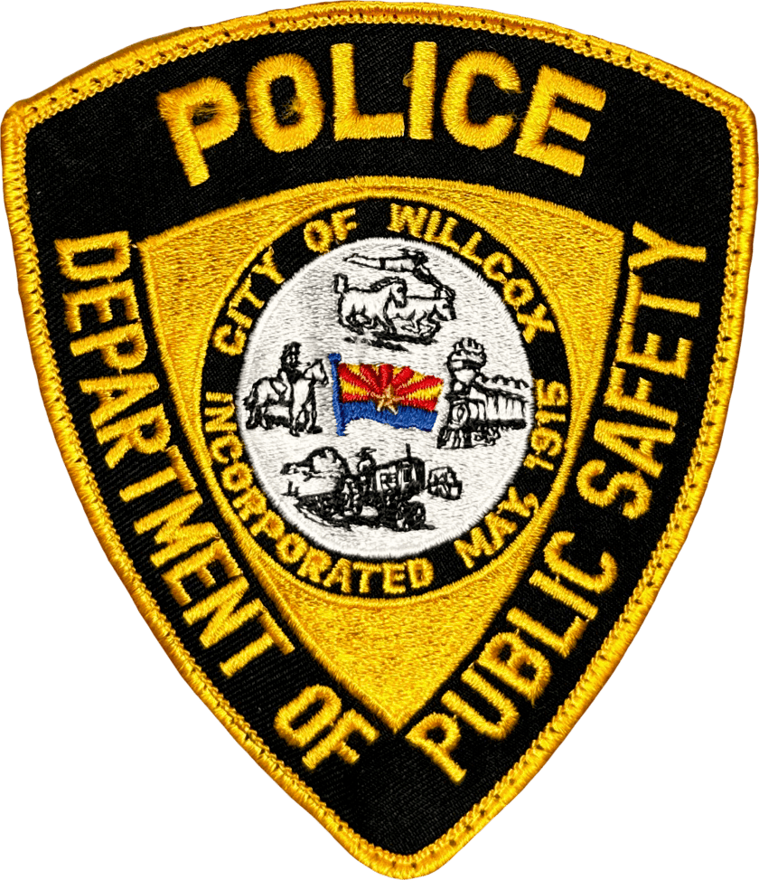 An image of a patch from Wilcox Police