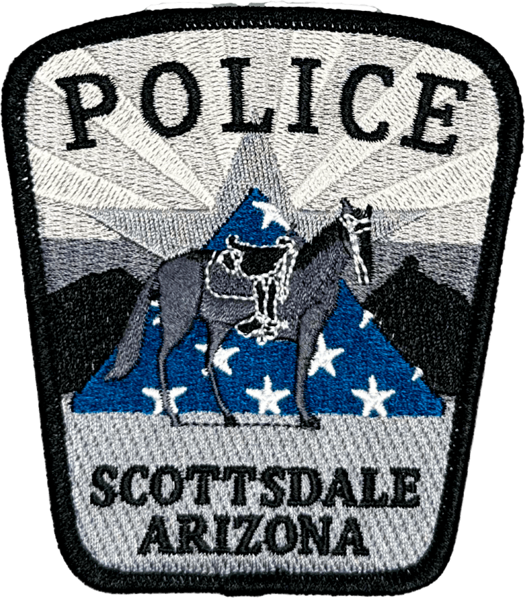 An image of a patch from Scottsdale Police