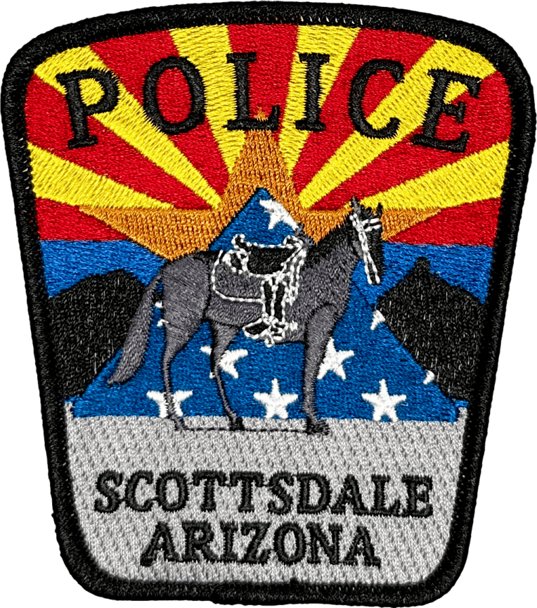 An image of a patch from Scottsdale Police