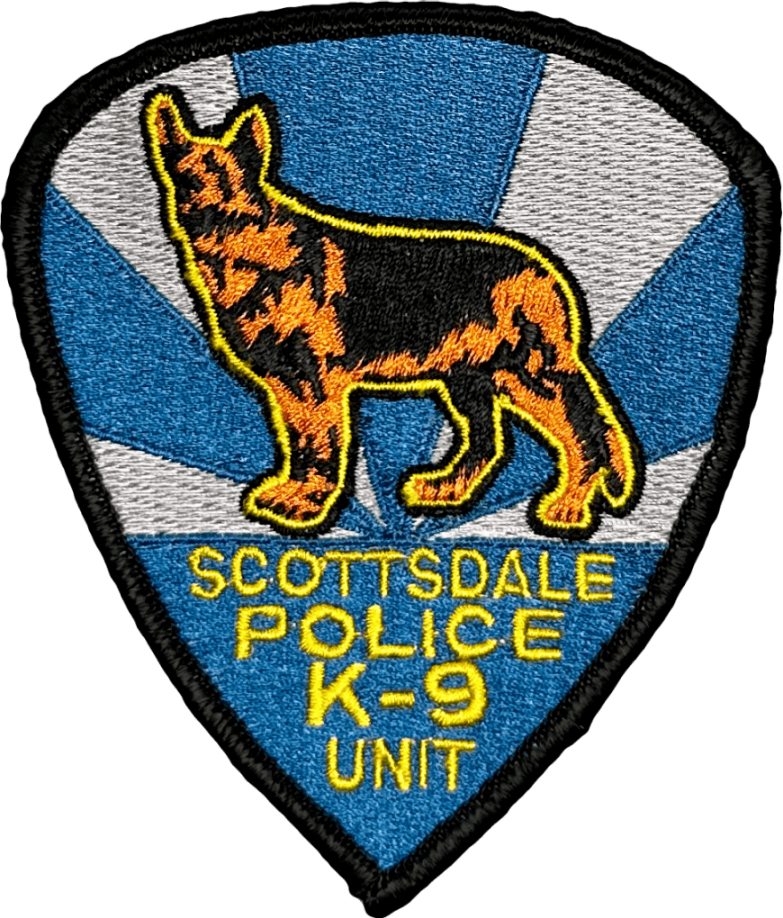 An image of a patch from Scottsdale Police