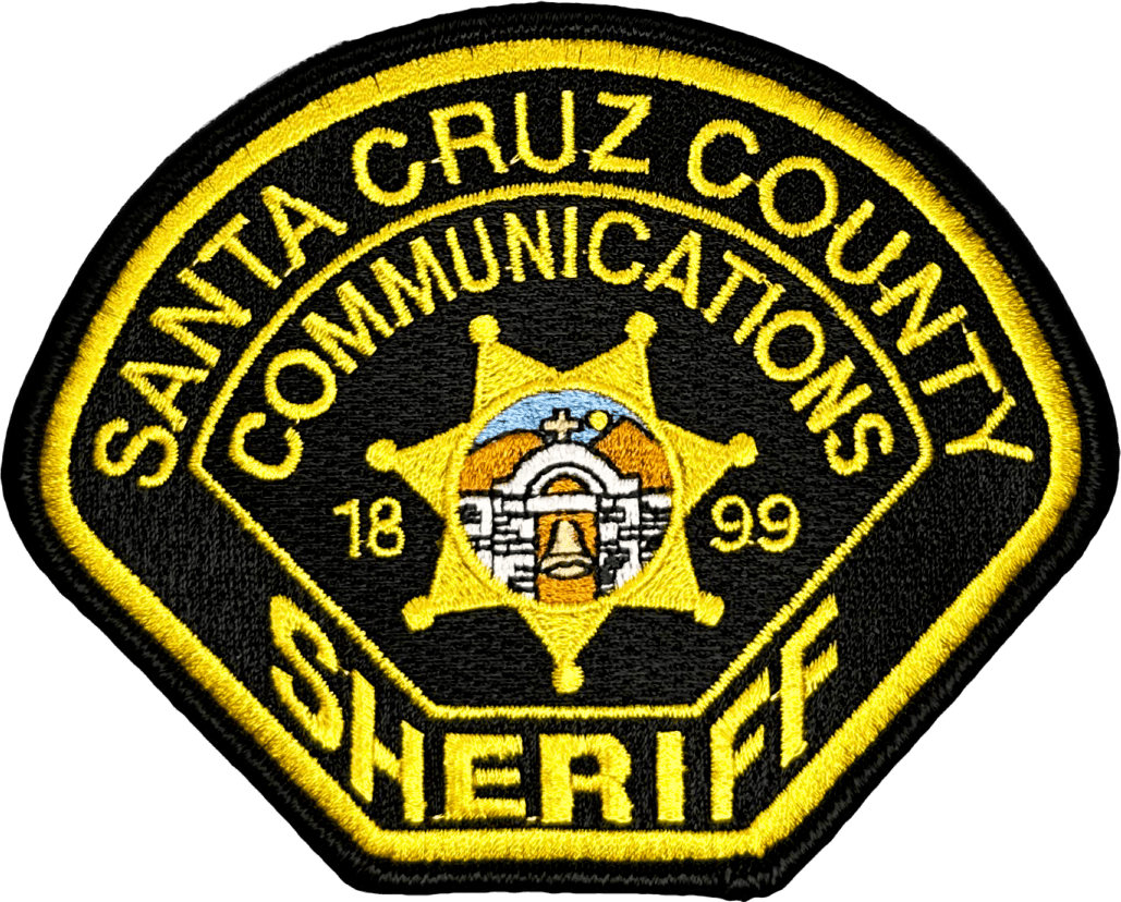 An image of a patch from Santa Cruz County Sheriff