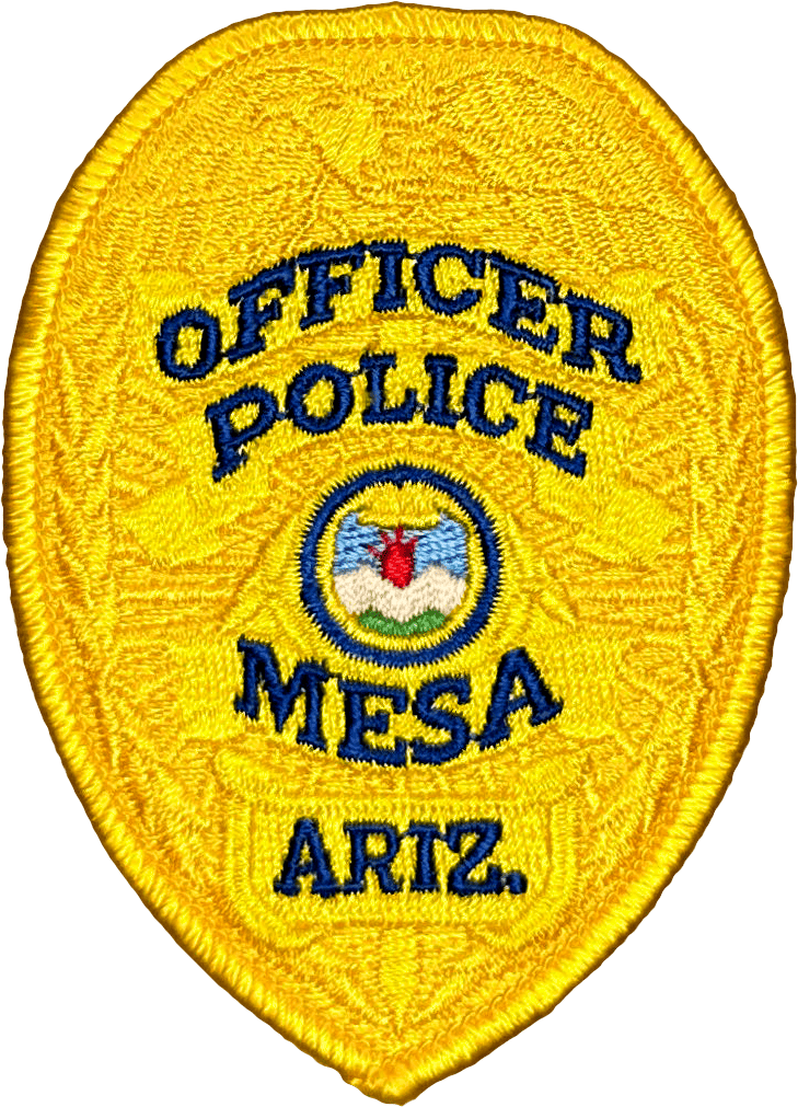 An image of a patch from Mesa Police