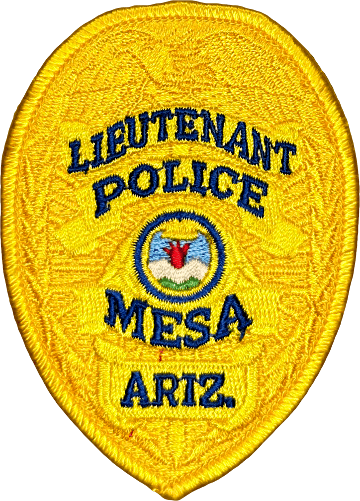 An image of a patch from Mesa Police