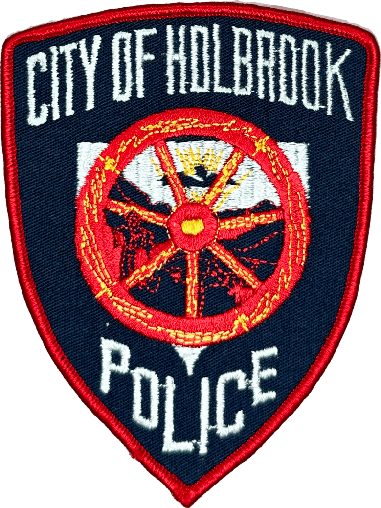 An image of a patch from Holbrook Police