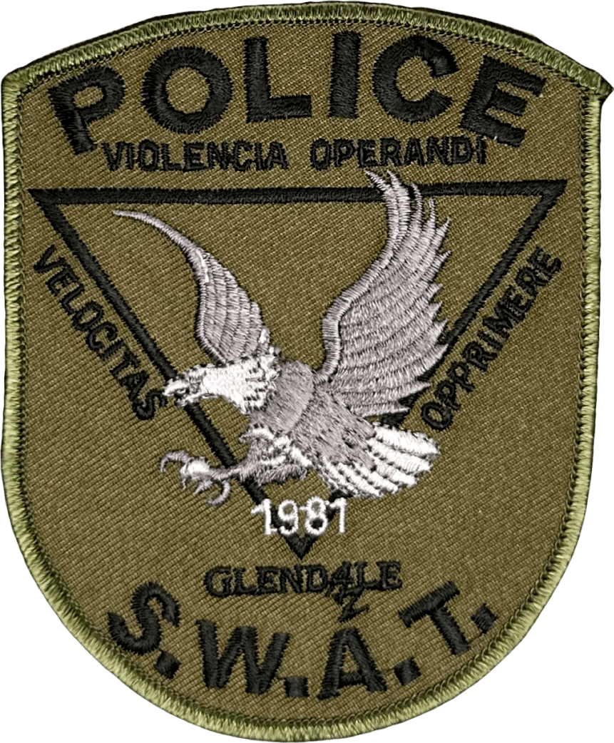 An image of a patch from Glendale Police