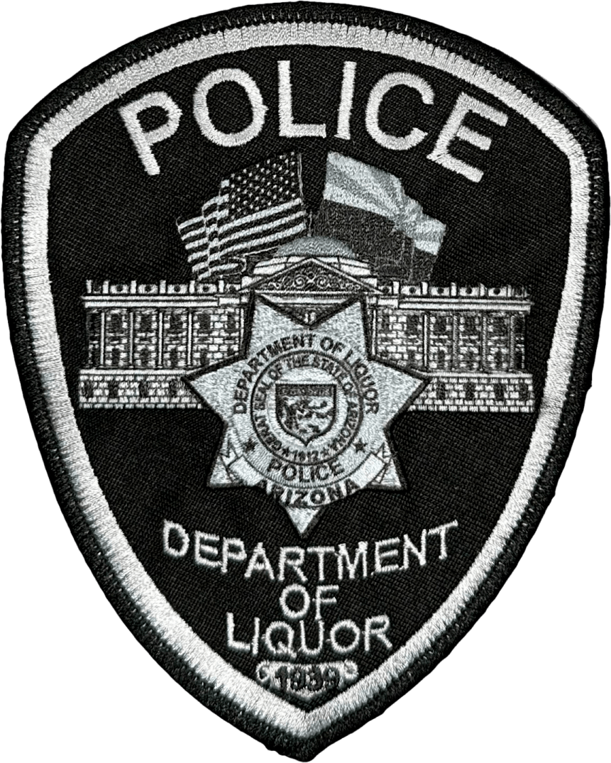 An image of a patch from Arizona Department of Liquor