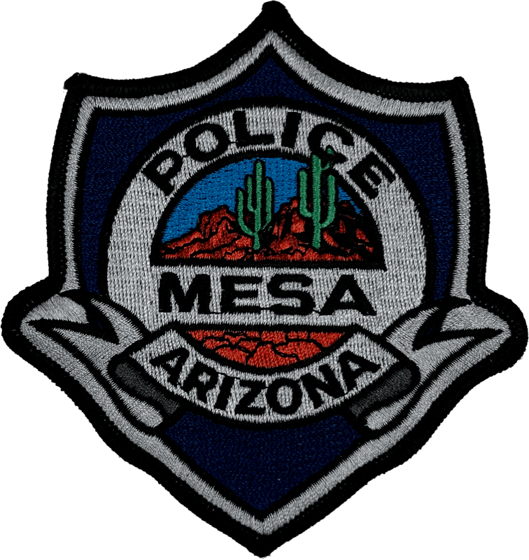 An image of a patch from Mesa Police