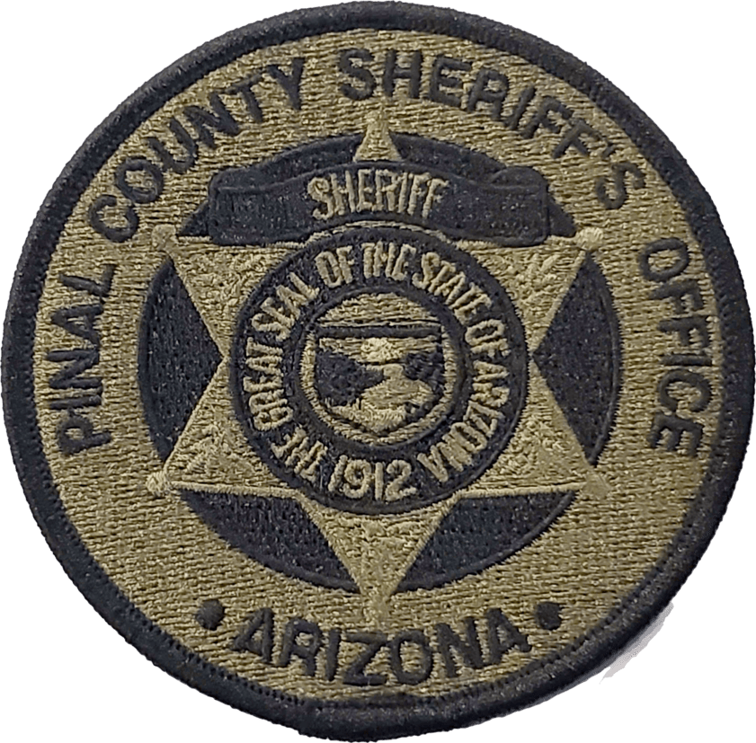 An image of a patch from Pinal County Sheriff