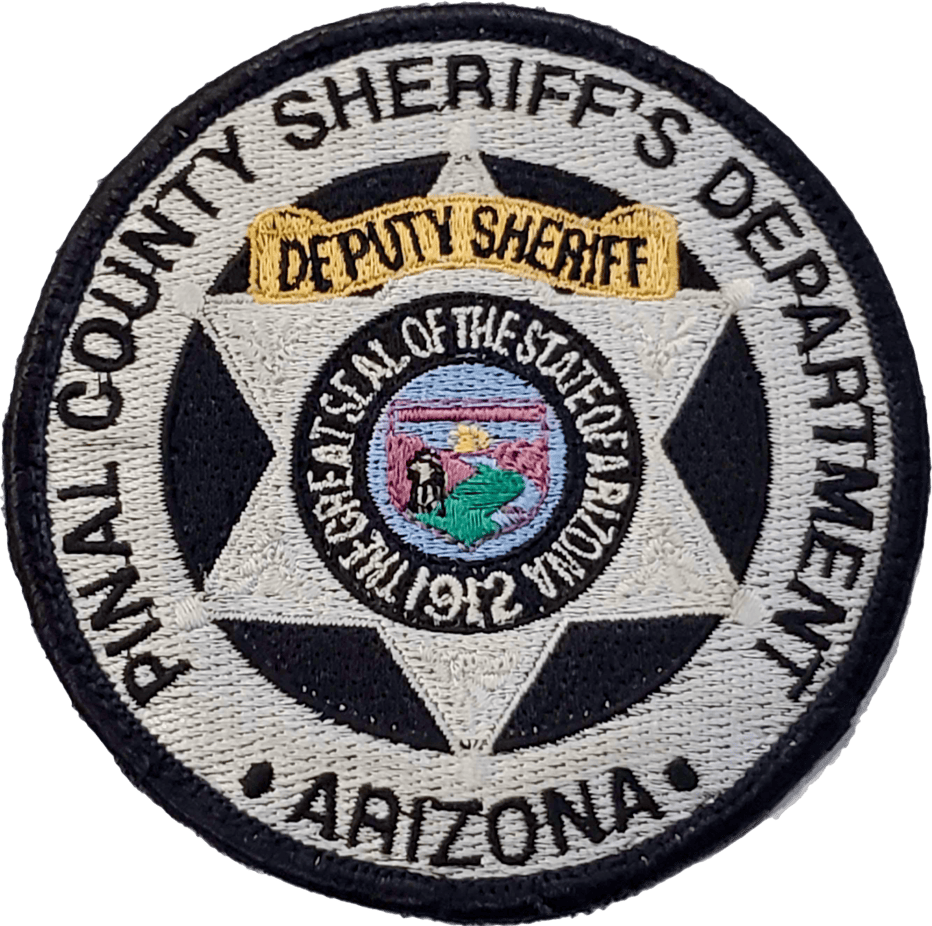 An image of a patch from Pinal County Sheriff