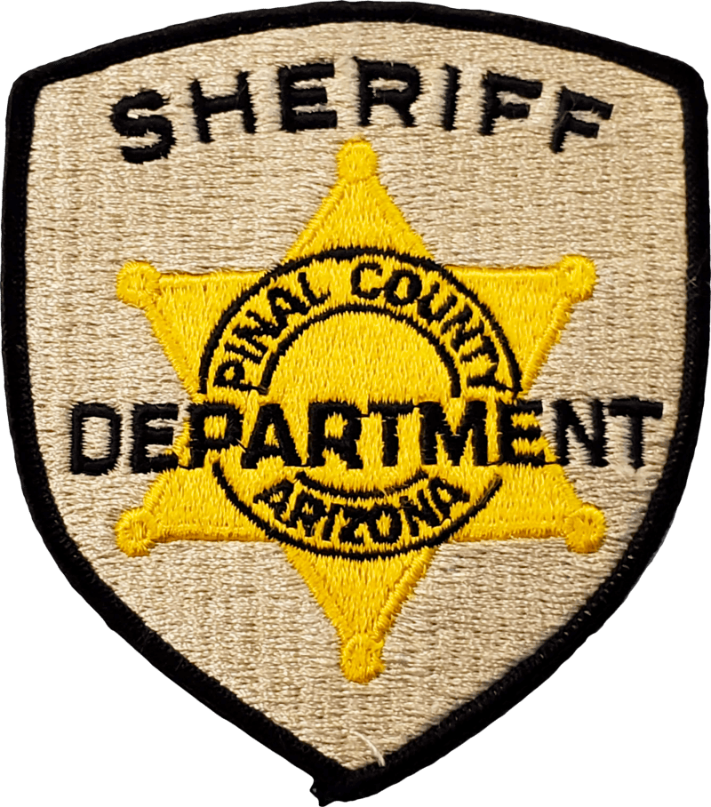 An image of a patch from Pinal County Sheriff