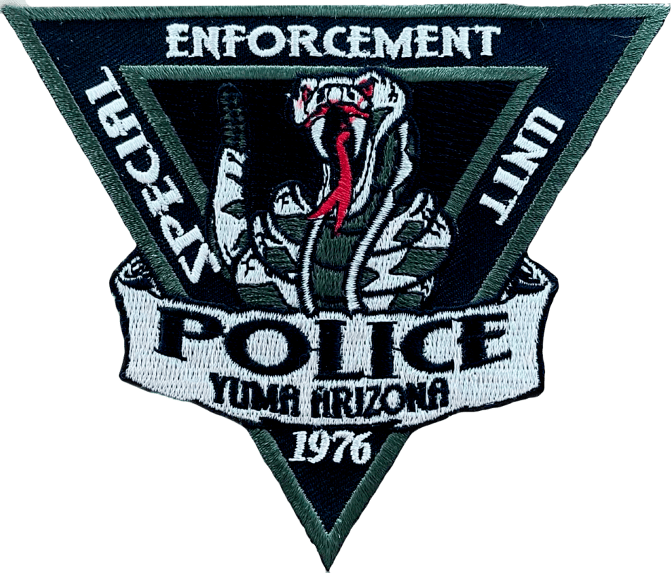 An image of a patch from Yuma Police