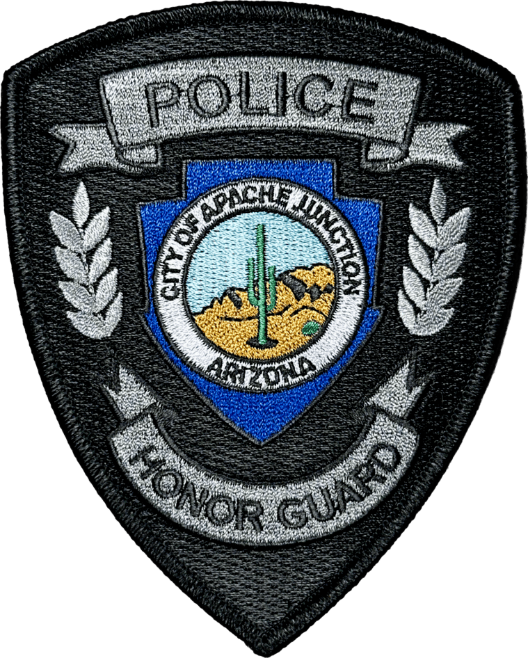 An image of a patch from Apache Junction Police