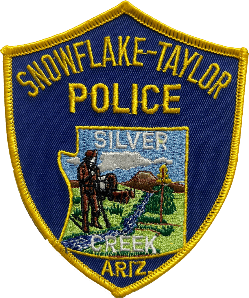 An image of a patch from Snowflake-Taylor Police