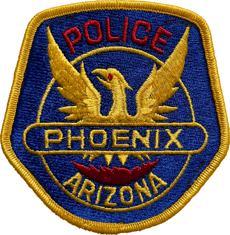 An image of a patch from Phoenix Police