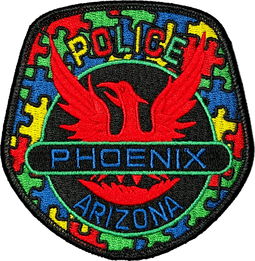 An image of a patch from Phoenix Police