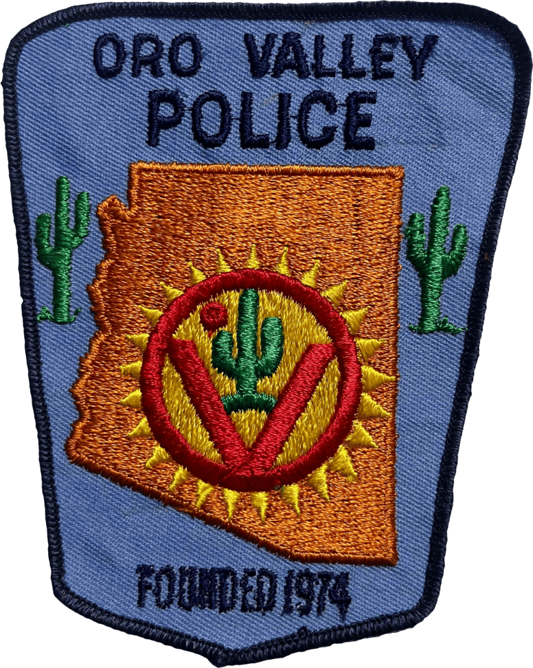 An image of a patch from Oro Valley Police