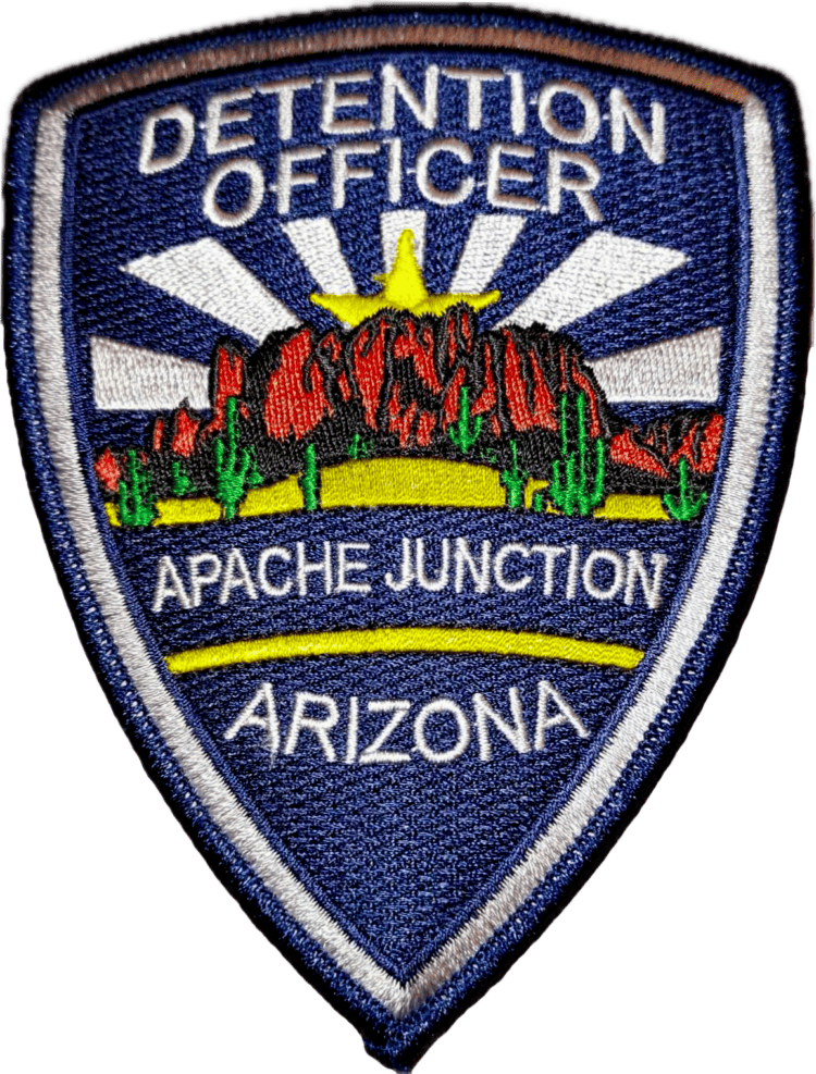 An image of a patch from Apache Junction Police