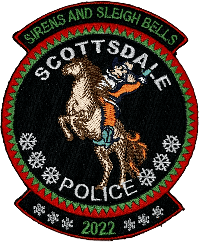 An image of a patch from Scottsdale Police