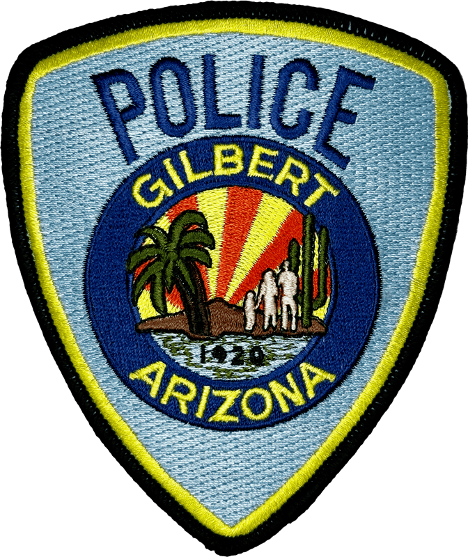 An image of a patch from Gilbert Police