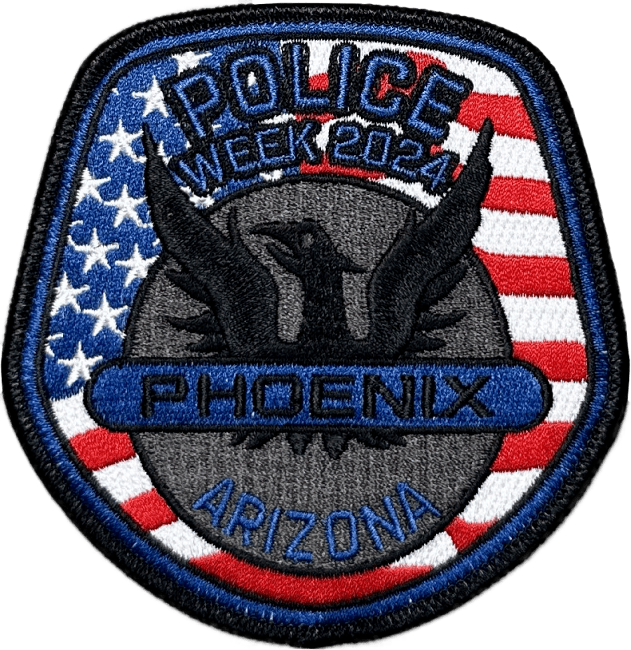 An image of a patch from Phoenix Police