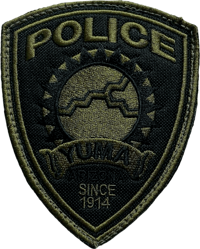 An image of a patch from Yuma Police