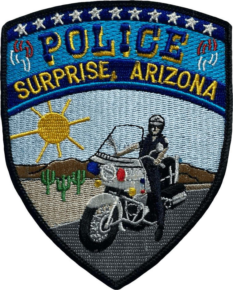 An image of a patch from Surprise Police