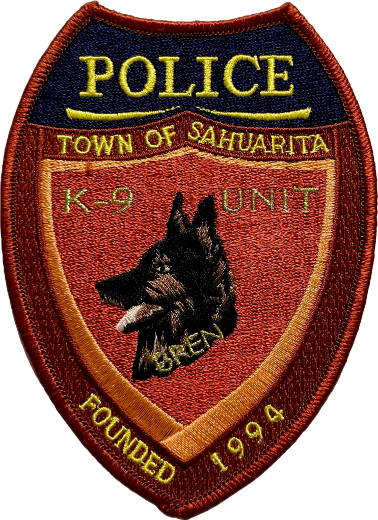 An image of a patch from Sahuarita Police