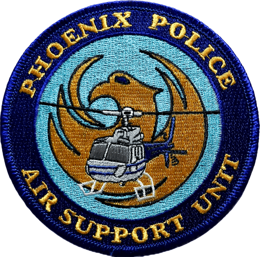 An image of a patch from Phoenix Police