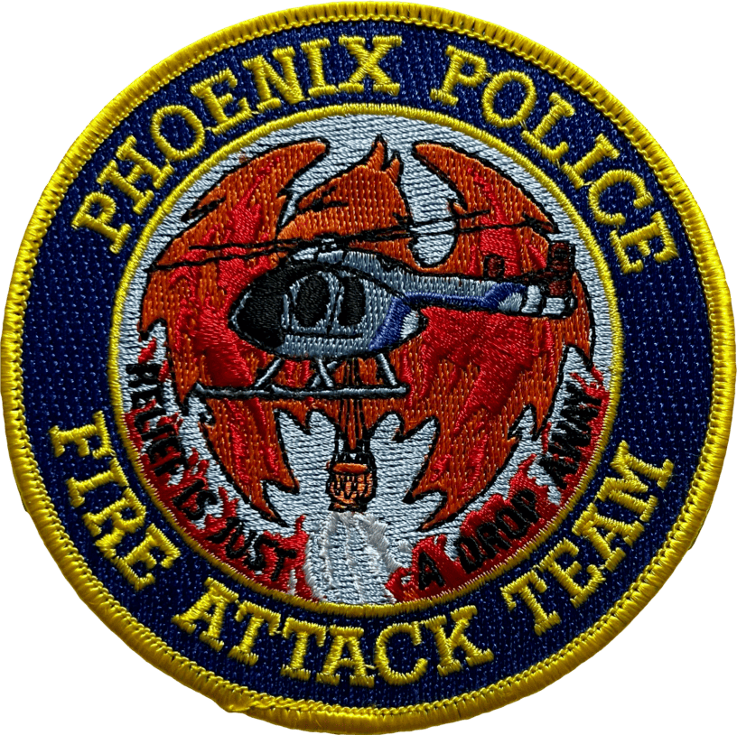 An image of a patch from Phoenix Police