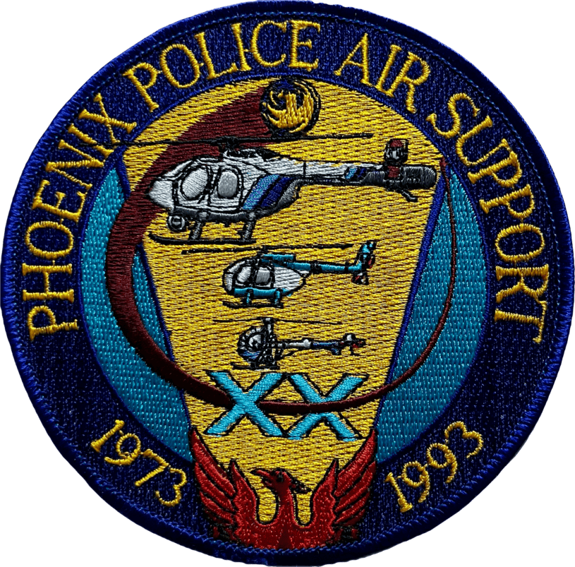 An image of a patch from Phoenix Police