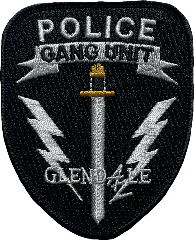 An image of a patch from Glendale Police