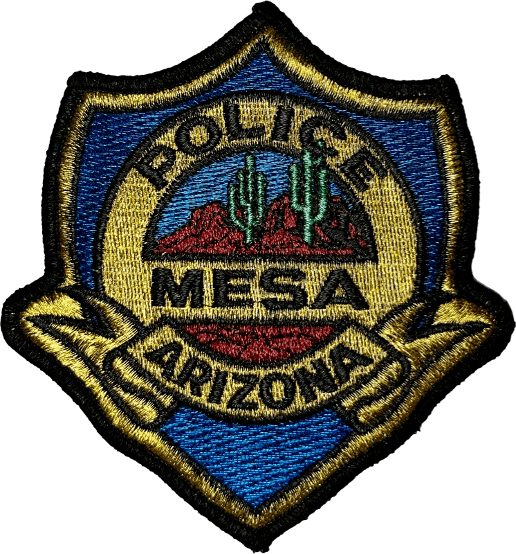 An image of a patch from Mesa Police