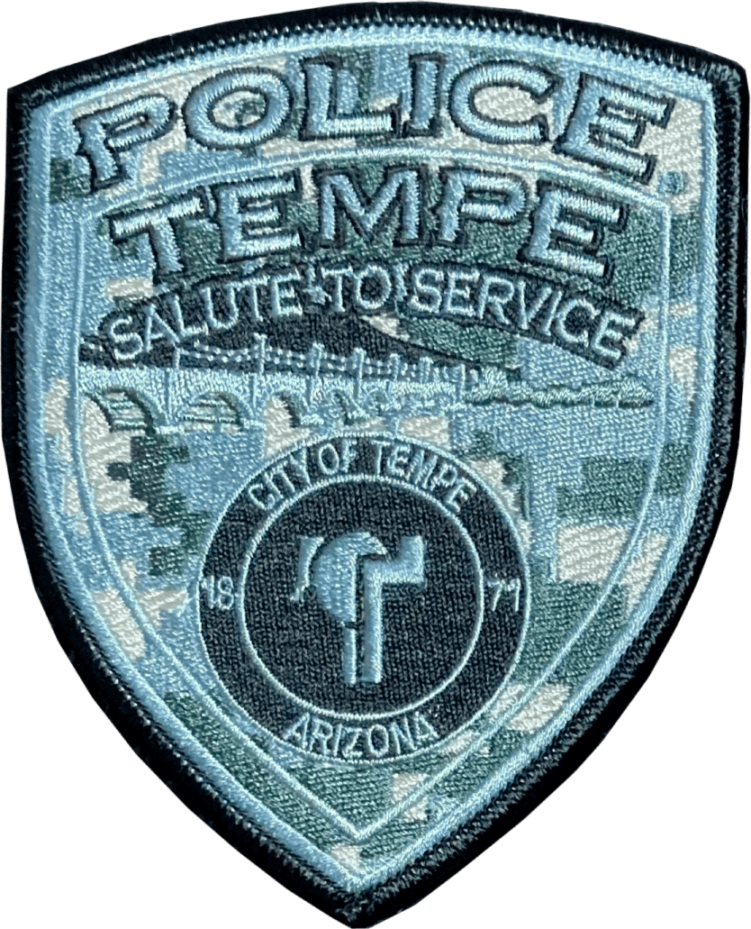 An image of a patch from Tempe Police