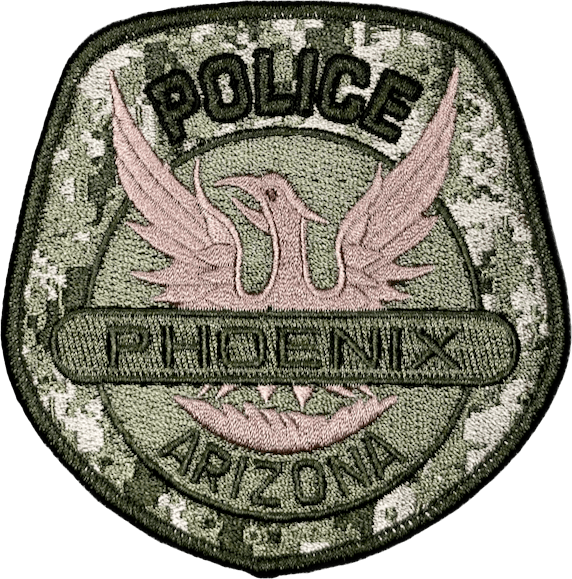 An image of a patch from Phoenix Police