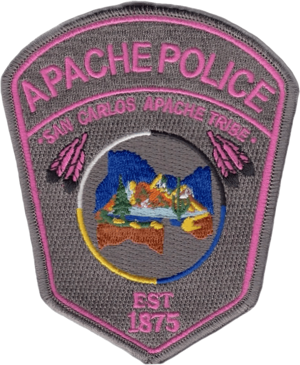 An image of a patch from San Carlos Apache Tribal