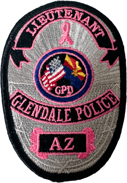 An image of a patch from Glendale Police