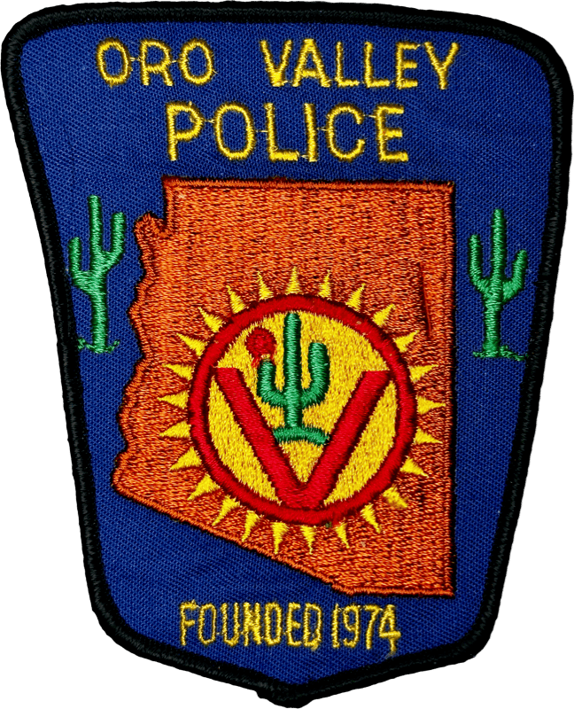 An image of a patch from Oro Valley Police