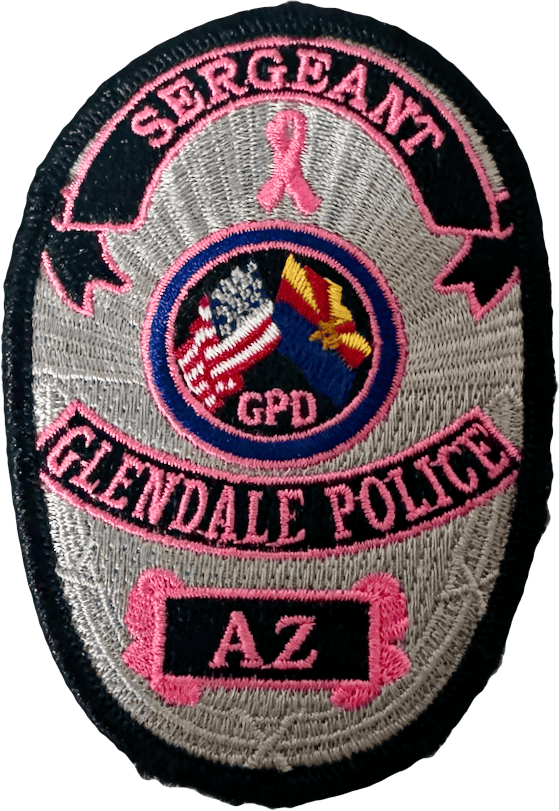 An image of a patch from Glendale Police