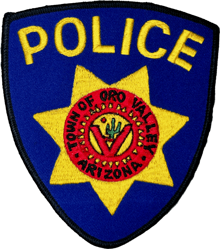 An image of a patch from Oro Valley Police